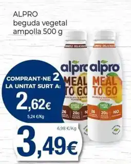 Keisy ALPRO beguda vegetal ampolla oferta