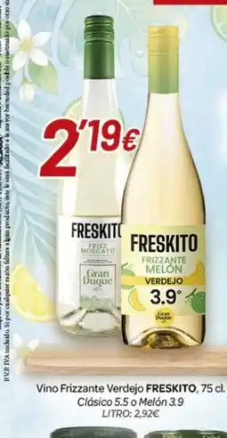 Alsara Supermercados FRESKITO Vino Frizzante Verdejo oferta