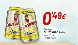 Alsara Supermercados CRUZCAMPO Cerveza Radler oferta