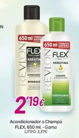 Alsara Supermercados FLEX Acondicionador o Champú oferta