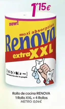 Alsara Supermercados RENOVA Rollo de cocina RENOVA 1 Rollo XXL oferta