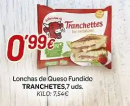 Alsara Supermercados TRACHETES Lonchas de Queso Fundido oferta