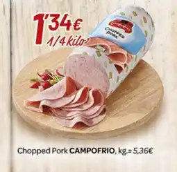 Alsara Supermercados CAMPOFRIO Chopped Pork oferta