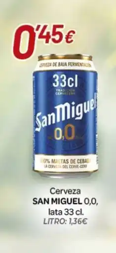 Alsara Supermercados SAN MIGUEL Cerveza oferta