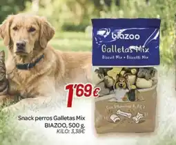 Alsara Supermercados BIAZOO Snack perros Galletas Mix oferta