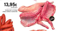 Cash Ifa Cordero (de 11 a 13 kilos) entero, medios o cuartos oferta
