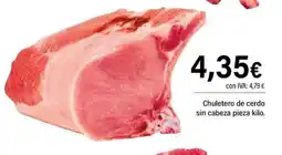 Cash Ifa Chuletero de cerdo sin cabeza pieza oferta