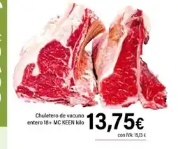 Cash Ifa MC KEEN Chuletero de vacuno entero 18+ oferta