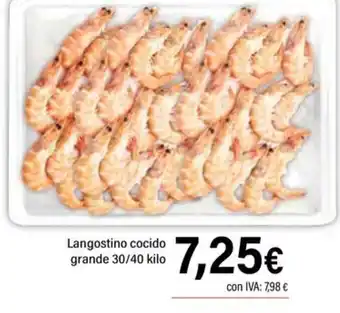 Cash Ifa Langostino cocido grande oferta