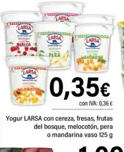 Cash Ifa Yogur con cereza, fresas, frutas del bosque, melocotón, pera o mandarina vaso oferta