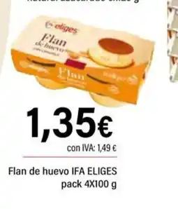 Cash Ifa IFA ELIGES Flan de huevo oferta