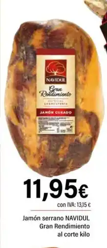 Cash Ifa NAVIDUL Jamón serrano Gran Rendimiento oferta