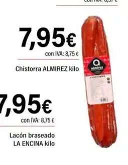 Cash Ifa ALMIREZ Chistorra oferta