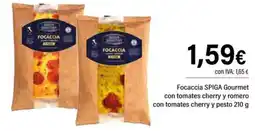 Cash Ifa SPIGA Focaccia Gourmet con tomates cherry y romero con tomates cherry y pesto oferta