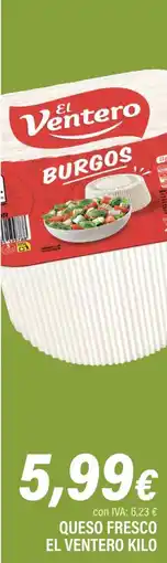 Cash Ifa EL VENTERO Queso fresco oferta