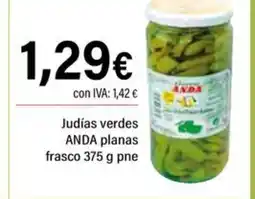 Cash Ifa ANDA Judías verdes planas frasco oferta