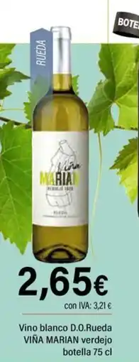 Cash Ifa VIÑA MARIAN Vino blanco D.O.Rueda verdejo oferta