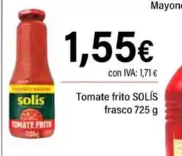 Cash Ifa SOLÍS Tomate frito oferta