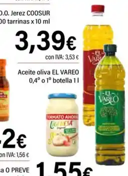 Cash Ifa EL VAREO Aceite oliva 0,4° 01° botella oferta
