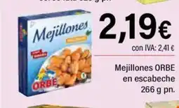 Cash Ifa ORBE Mejillones en escabeche oferta