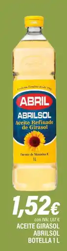 Cash Ifa ABRILSOL Aceite girasol botella oferta