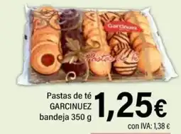 Cash Ifa GARCINUEZ Pastas de té bandeja oferta