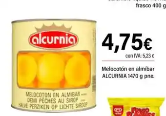 Cash Ifa ALCURNIA Melocotón en almíbar oferta