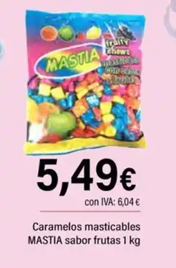 Cash Ifa MASTIA Caramelos masticables sabor frutas oferta