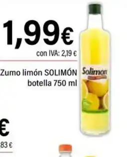 Cash Ifa SOLIMÓN Zumo limón botella oferta