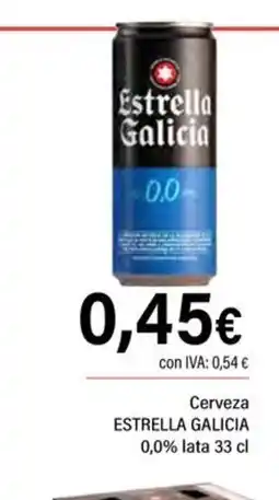 Cash Ifa ESTRELLA GALICIA Cerveza 0,0% lata oferta