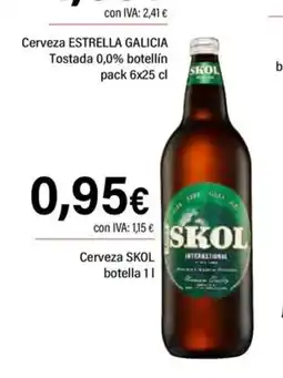 Cash Ifa SKOL Cerveza oferta
