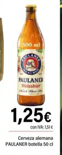 Cash Ifa PAULANER Cerveza alemana oferta