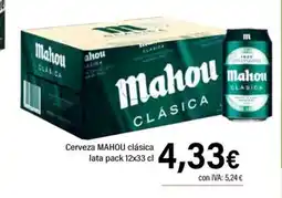 Cash Ifa MAHOU Cerveza clásica oferta