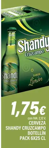Cash Ifa SHANDY CRUZCAMPO Cerveza oferta