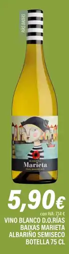 Cash Ifa Vino blanco d.o.rías baixas marieta albariño semiseco botella oferta