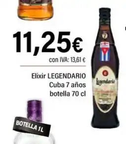 Cash Ifa LEGENDARIO Elixir Cuba 7 años oferta