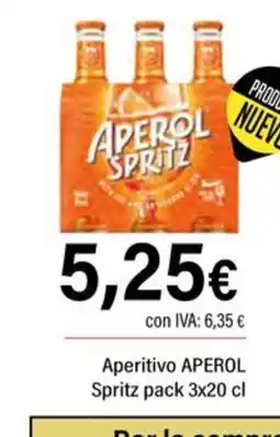 Cash Ifa APEROL Aperitivo Spritz oferta