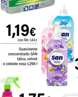 Cash Ifa SAN Suavizante concentrado concentrado o celeste rosa oferta