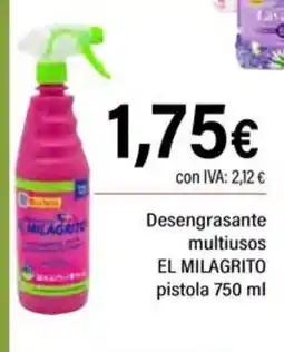 Cash Ifa EL MILAGRITO Desengrasante multiusos pistola oferta