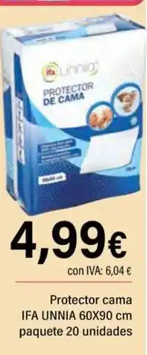 Cash Ifa IFA UNNIA Protector cama paquete oferta