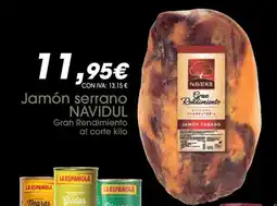 Cash Ifa NAVIDUL Jamón serrano oferta