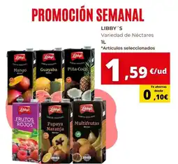 Supermercados Tu Alteza LIBBY'S Variedad de Néctares oferta