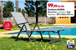 BricoCentro ALERIA Tumbona oferta