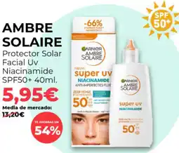 PrimaPrix AMBRE SOLAIRE Protector Solar Facial Uv Niacinamide oferta