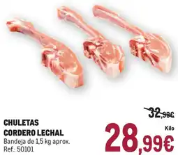 Makro Chuletas cordero lechal oferta