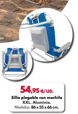 BricoCentro Silla plegable con mochila oferta