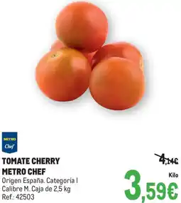 Makro Tomate cherry metro chef oferta