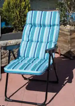 BricoCentro Sillón acolchado Acero oferta