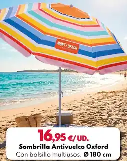 BricoCentro Sombrilla Antivuelco Oxford oferta