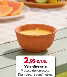 BricoCentro Vela citronela oferta